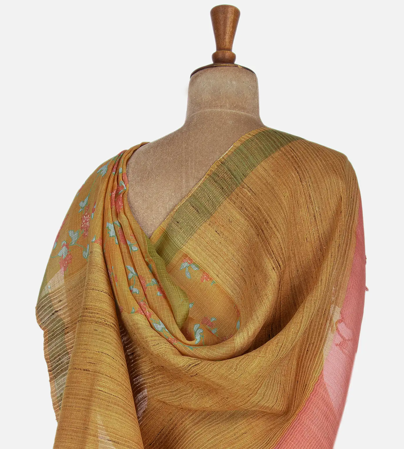 Yellow Kota Cotton Saree3