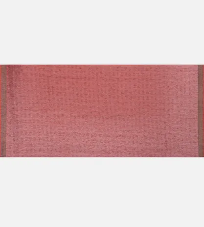 Red Linen Cotton Saree4