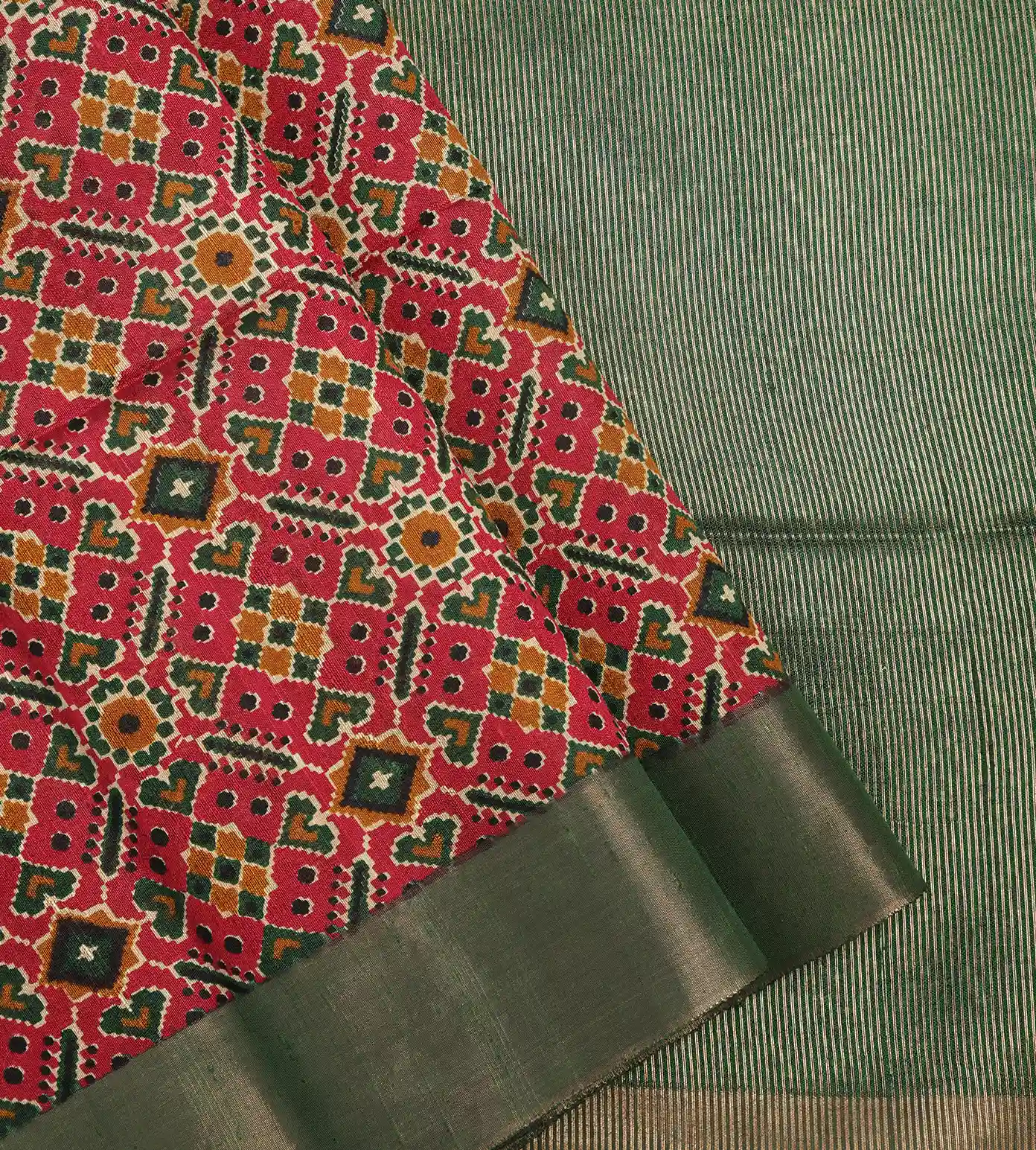 Pink Raw Silk Saree2