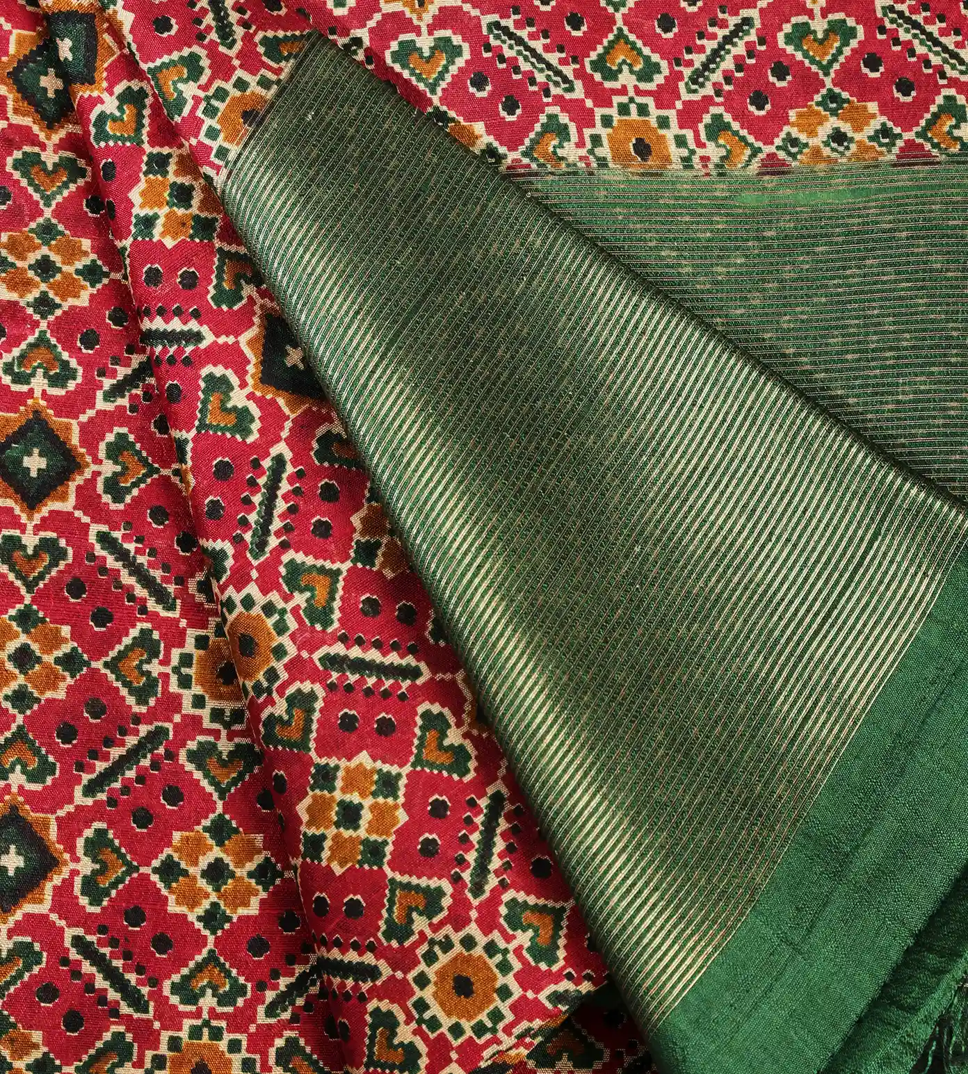 Pink Raw Silk Saree4