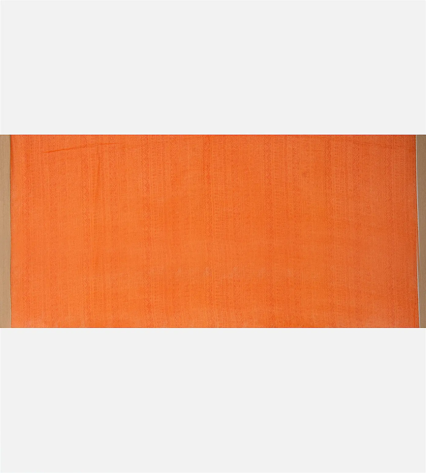 Orange Kota Cotton Saree4