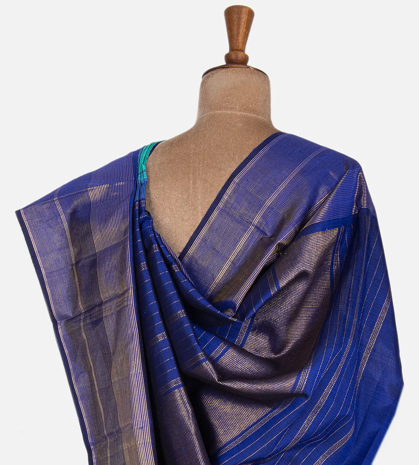 Sea Green Kanchipuram Silk Saree3