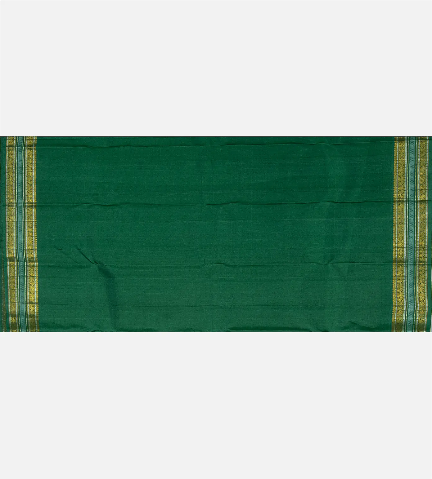 Light Olive Green Kanchipuram Silk Saree4