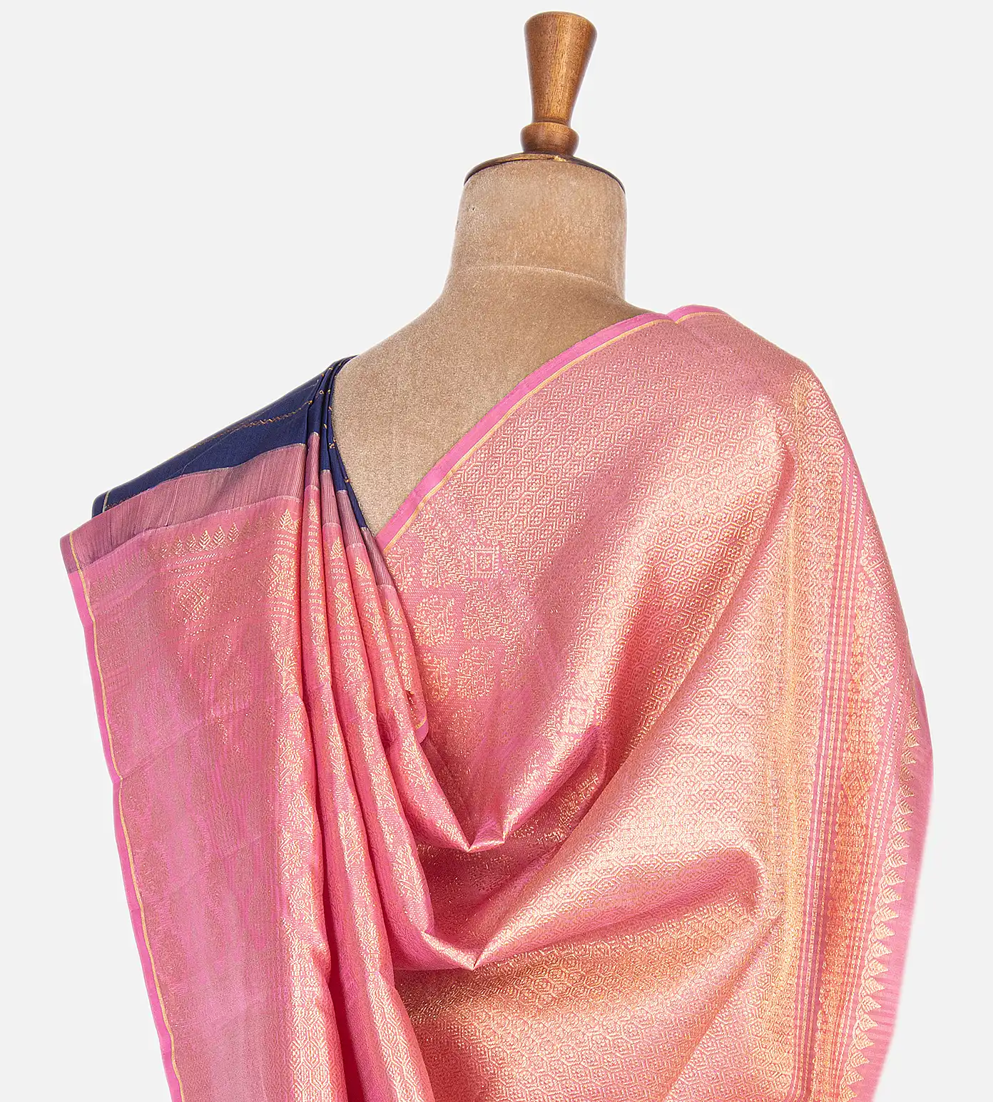 Blue Kanchipuram Silk Saree3