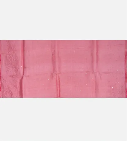Pink Organza Embroidery Saree4