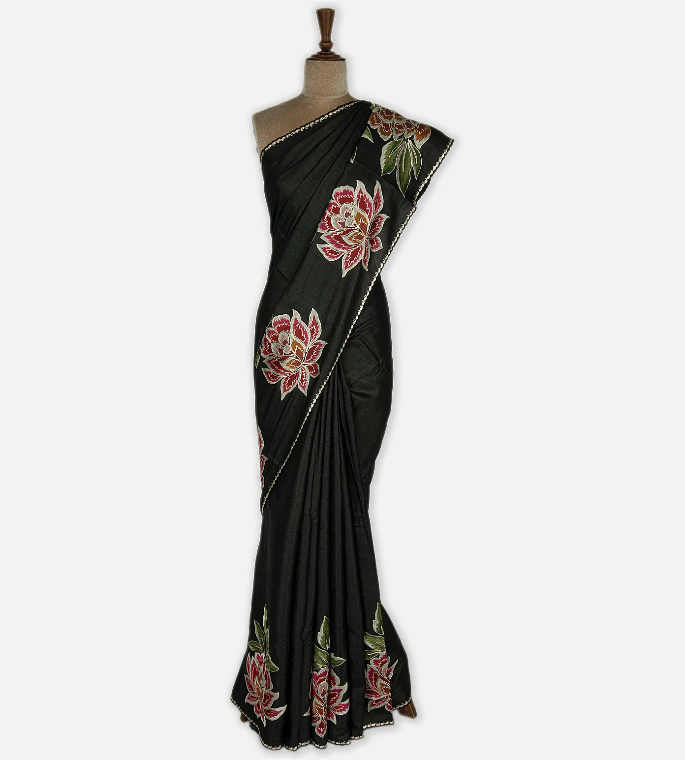 black-tussar-saree-c0152252-b