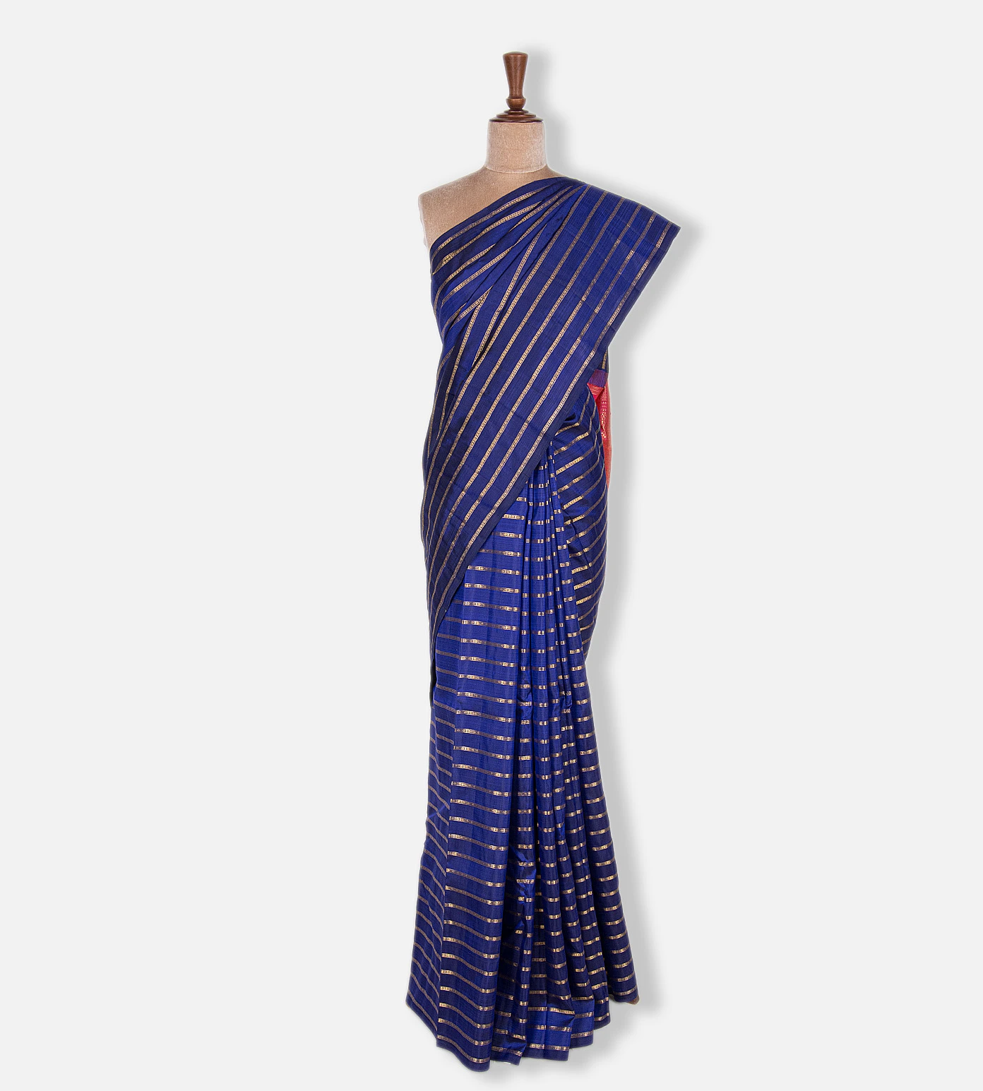 Blue Kanchipuram Silk Saree2