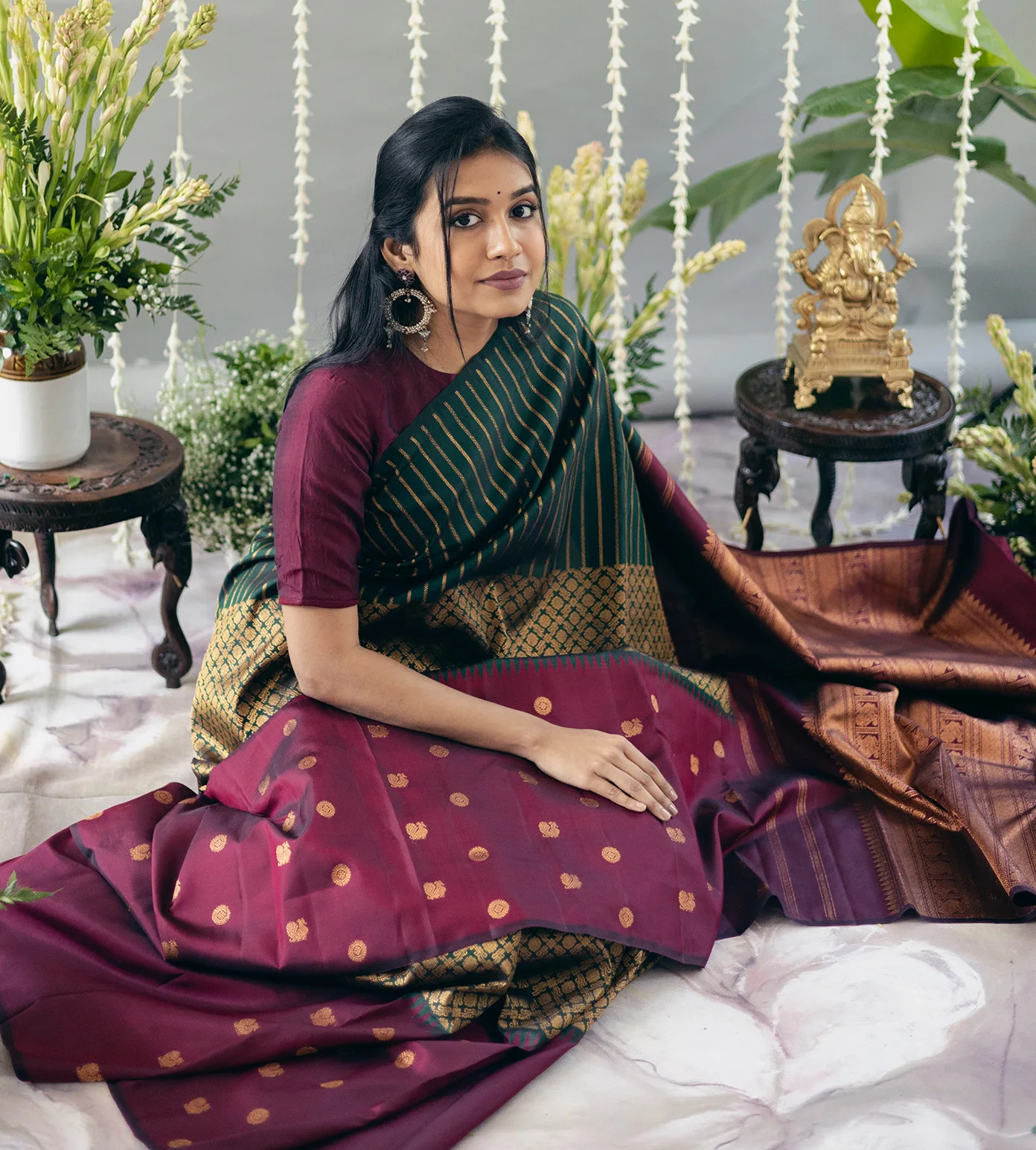 bottle-green-kanchipuram-silk-saree-c0151355-d