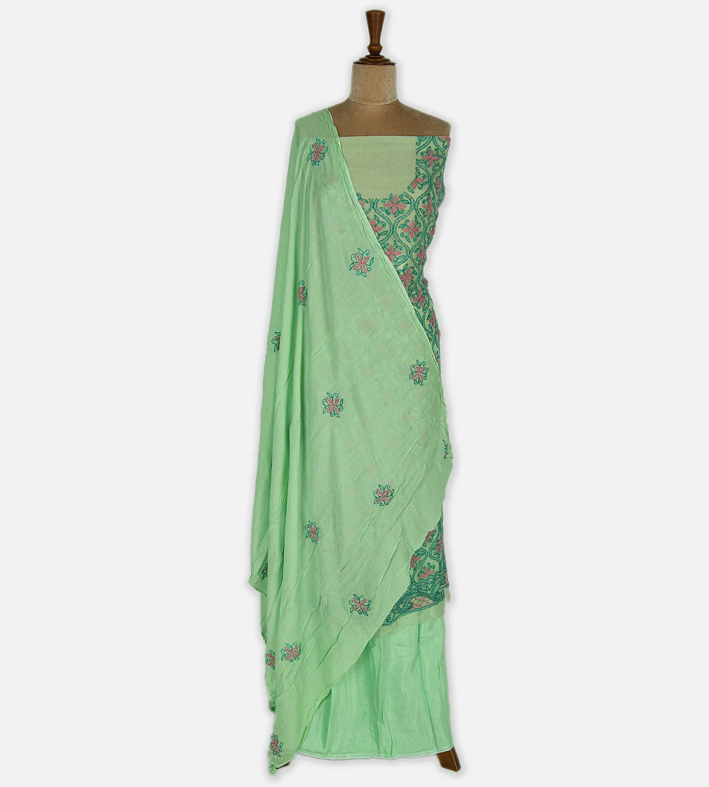 Green Organza Salwar2