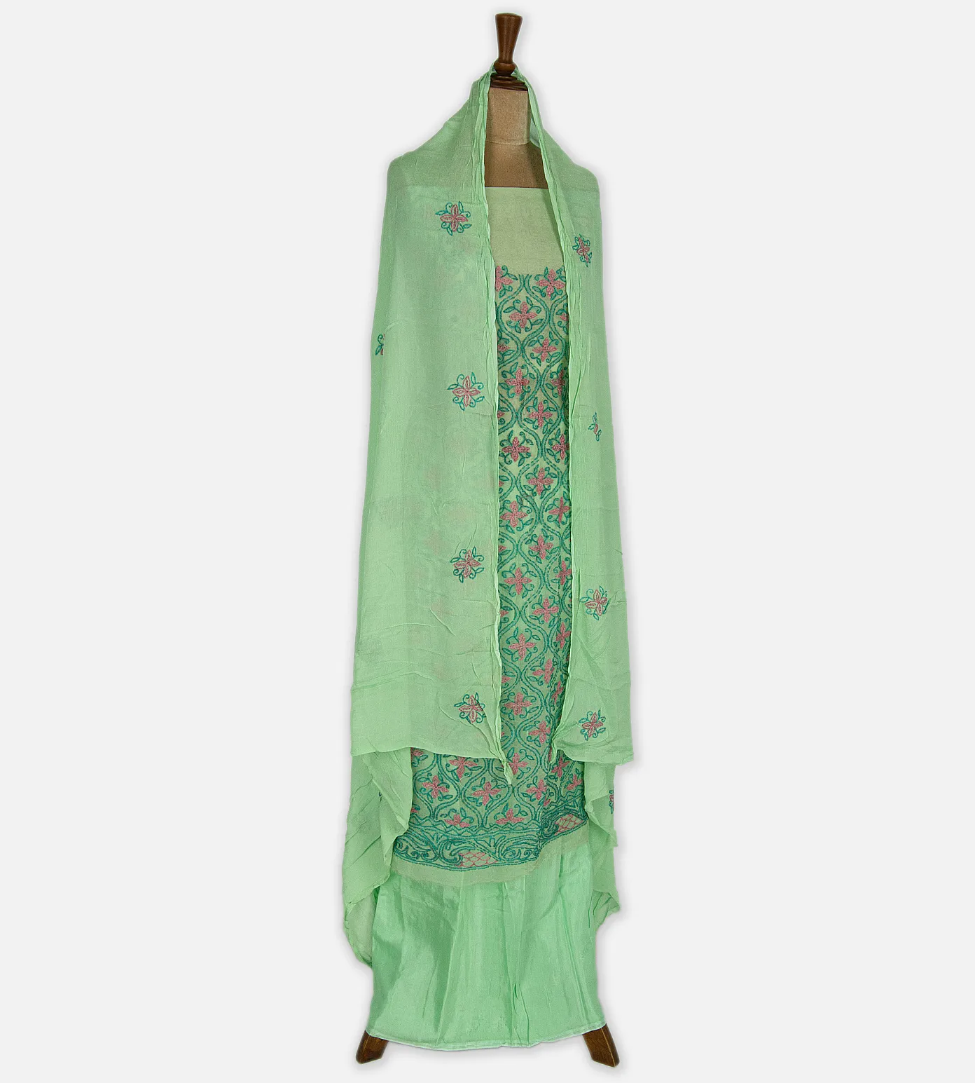 Green Organza Salwar3