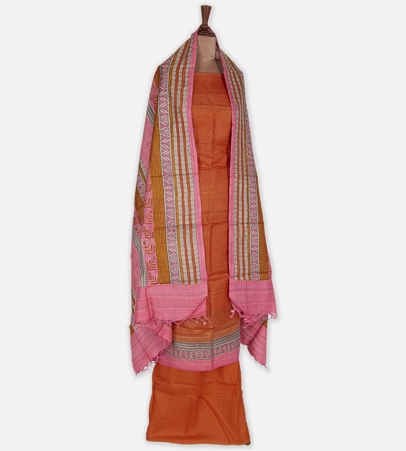 Orange Tussar Salwar3