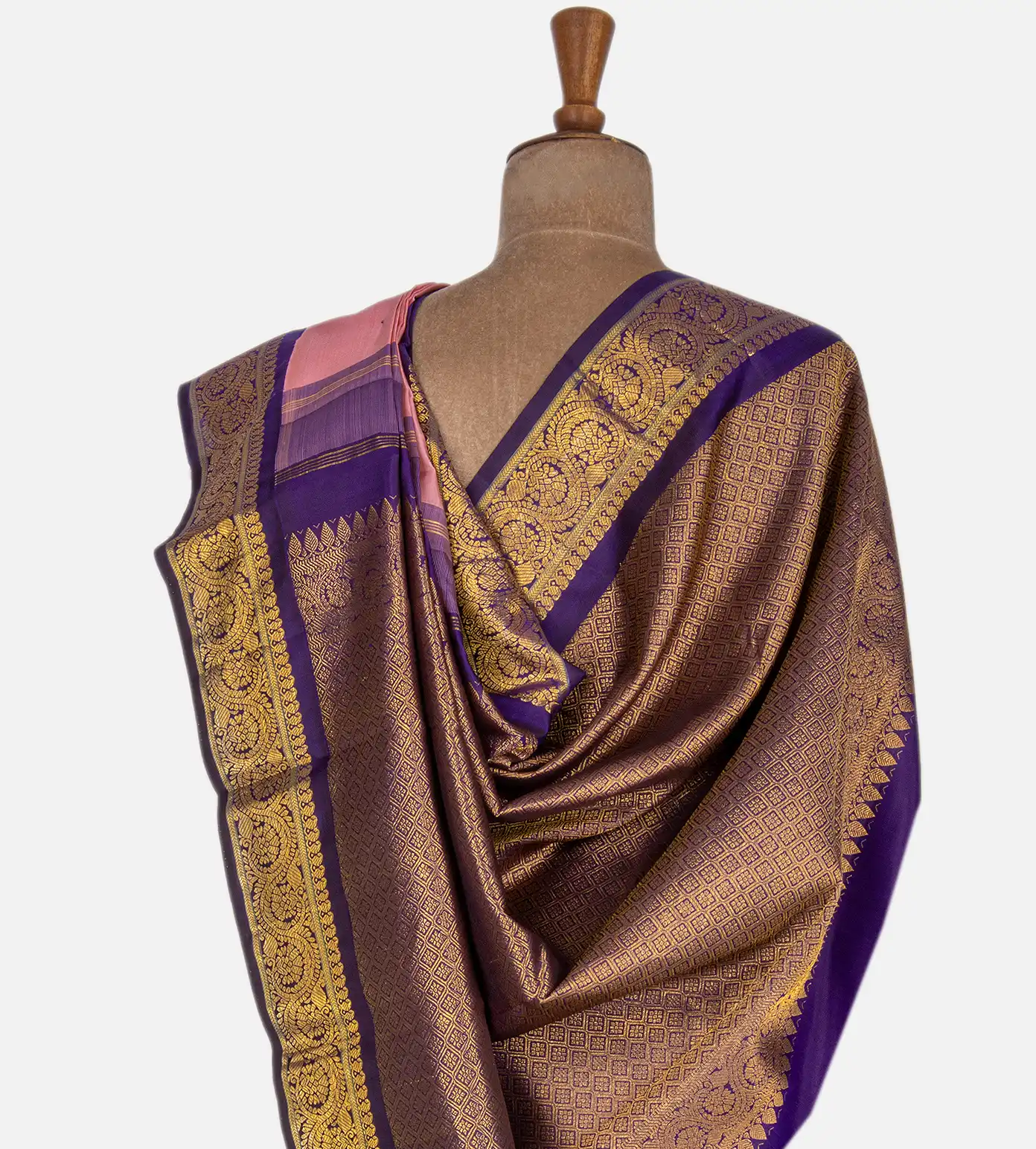 Pink Kanchipuram Silk Saree3