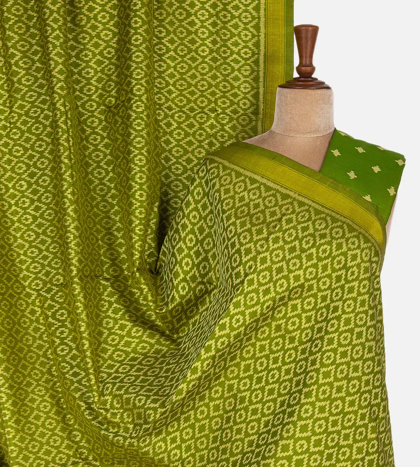 Green Patola Silk Saree1