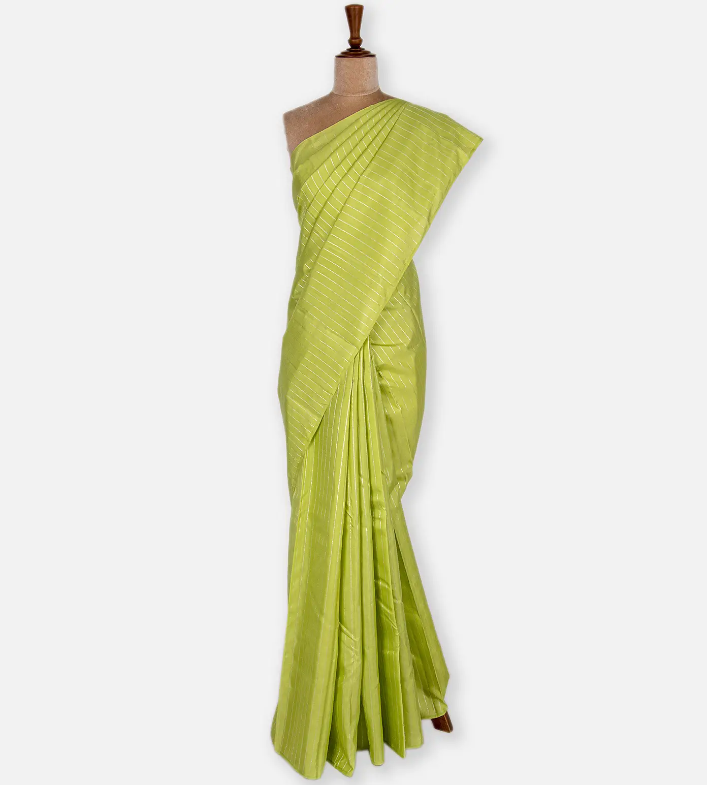 Light Green Kanchipuram Silk Saree2