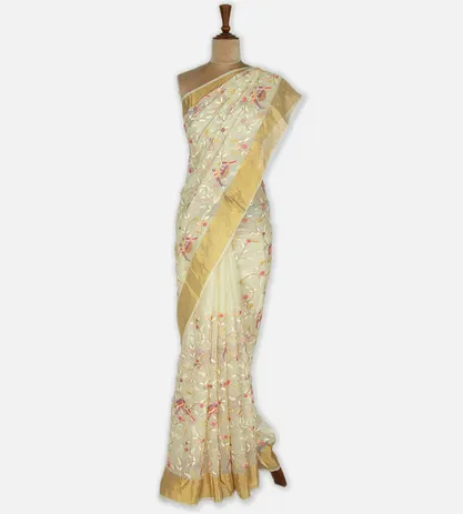 off-white-kota-silk-saree-b1046229-b