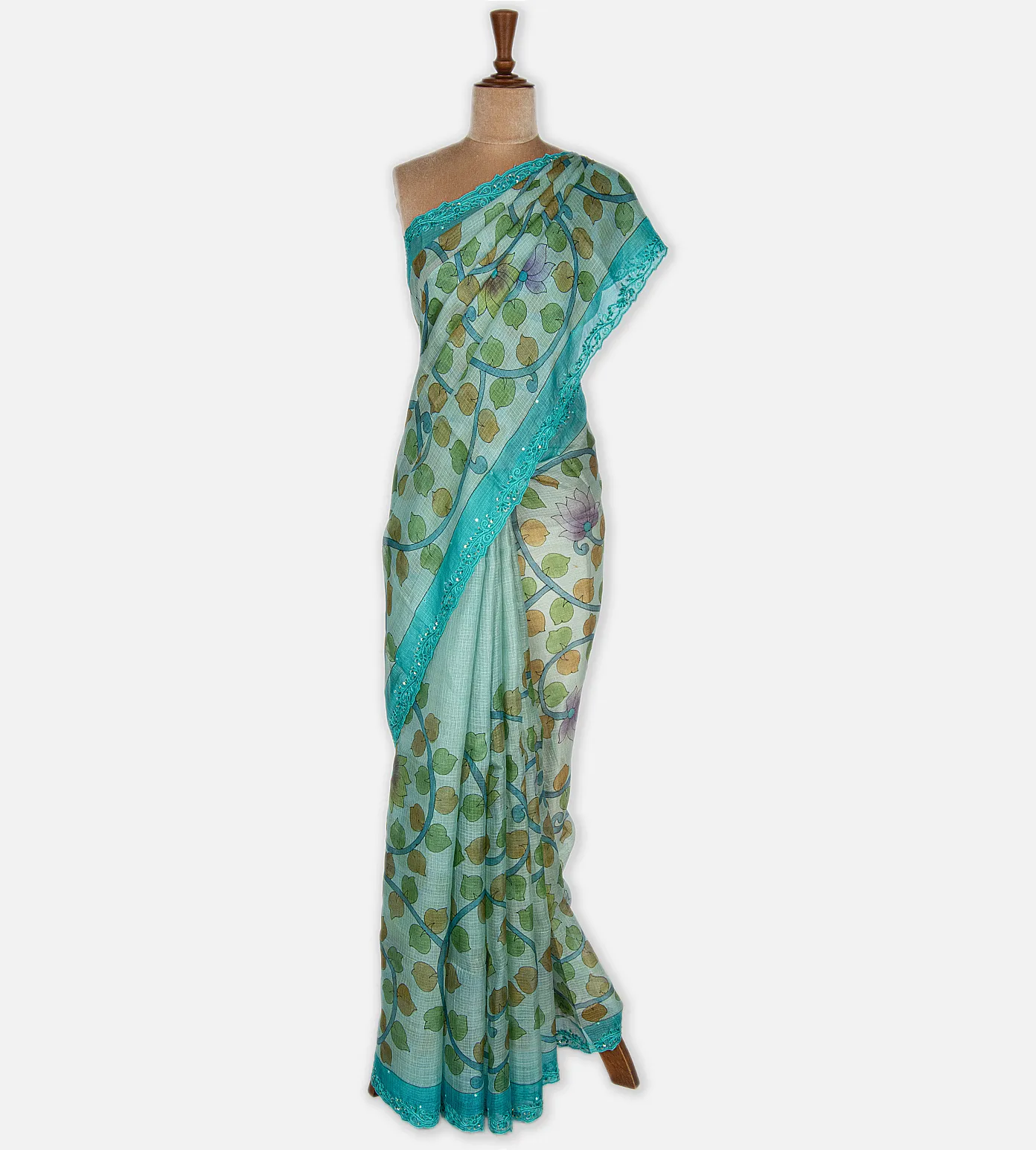Blue Kota Silk Saree2