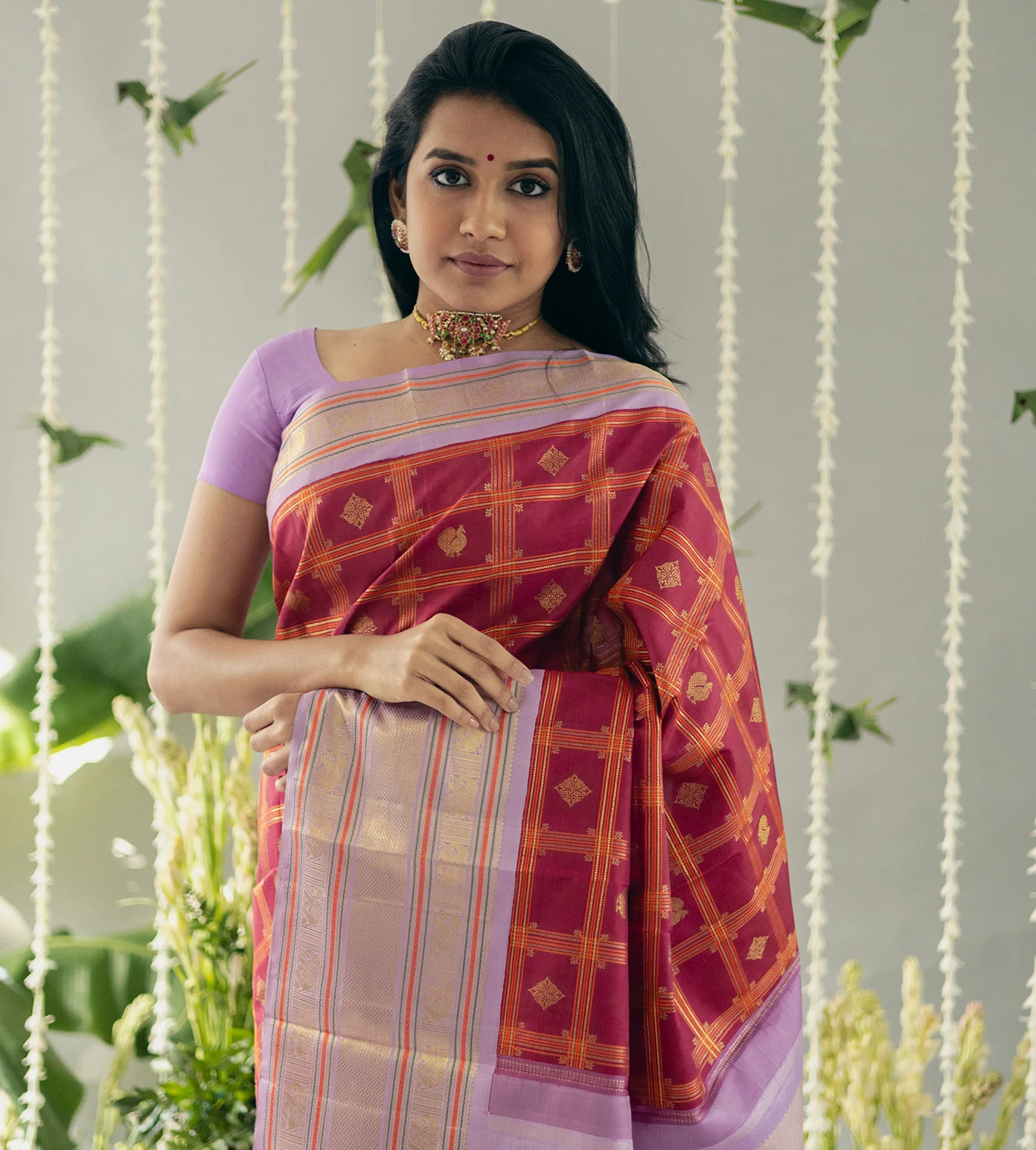 Sandal Wood Colour Banarasi Cotton Silk Saree With Zari All Over. Code :  N1118KF471416 Cost : 2800 INR WhatsApp 91 7… | Indian outfit, Saree  designs, Indian dresses