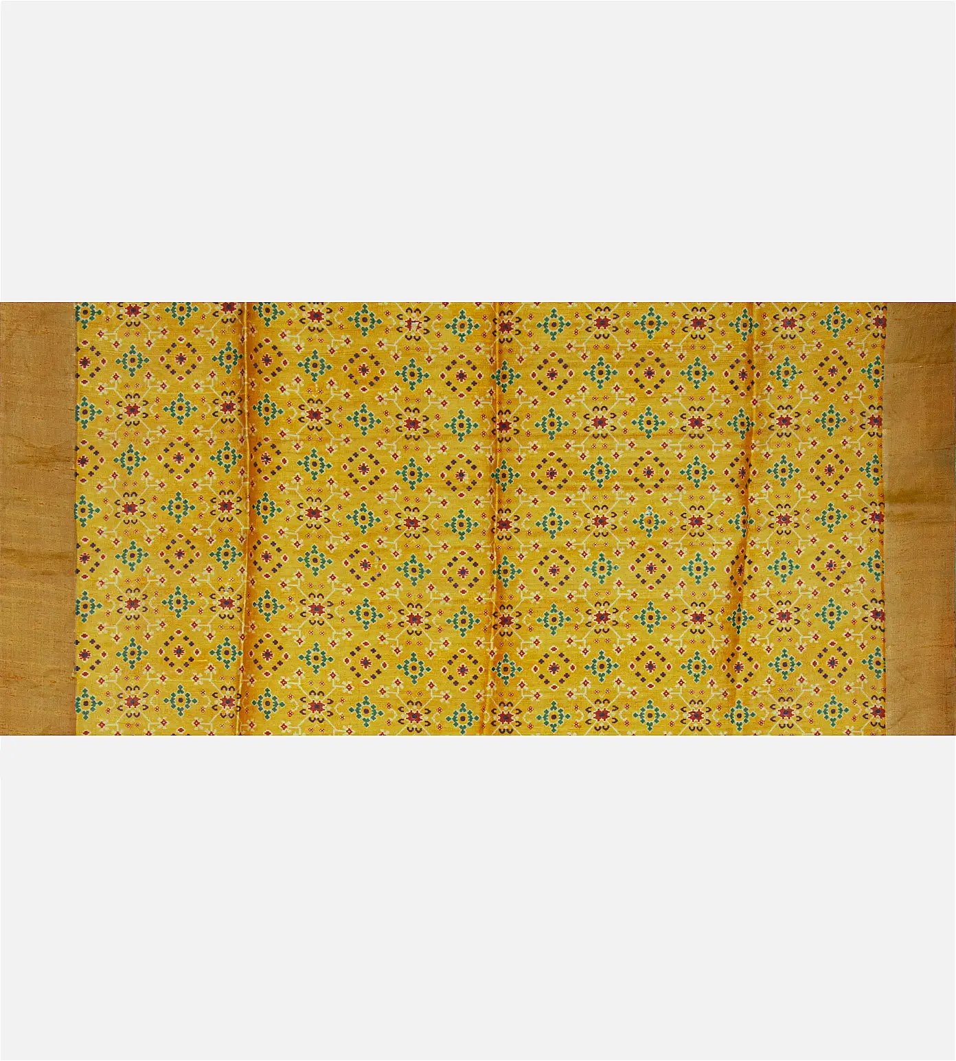 Yellow Raw Silk Saree4