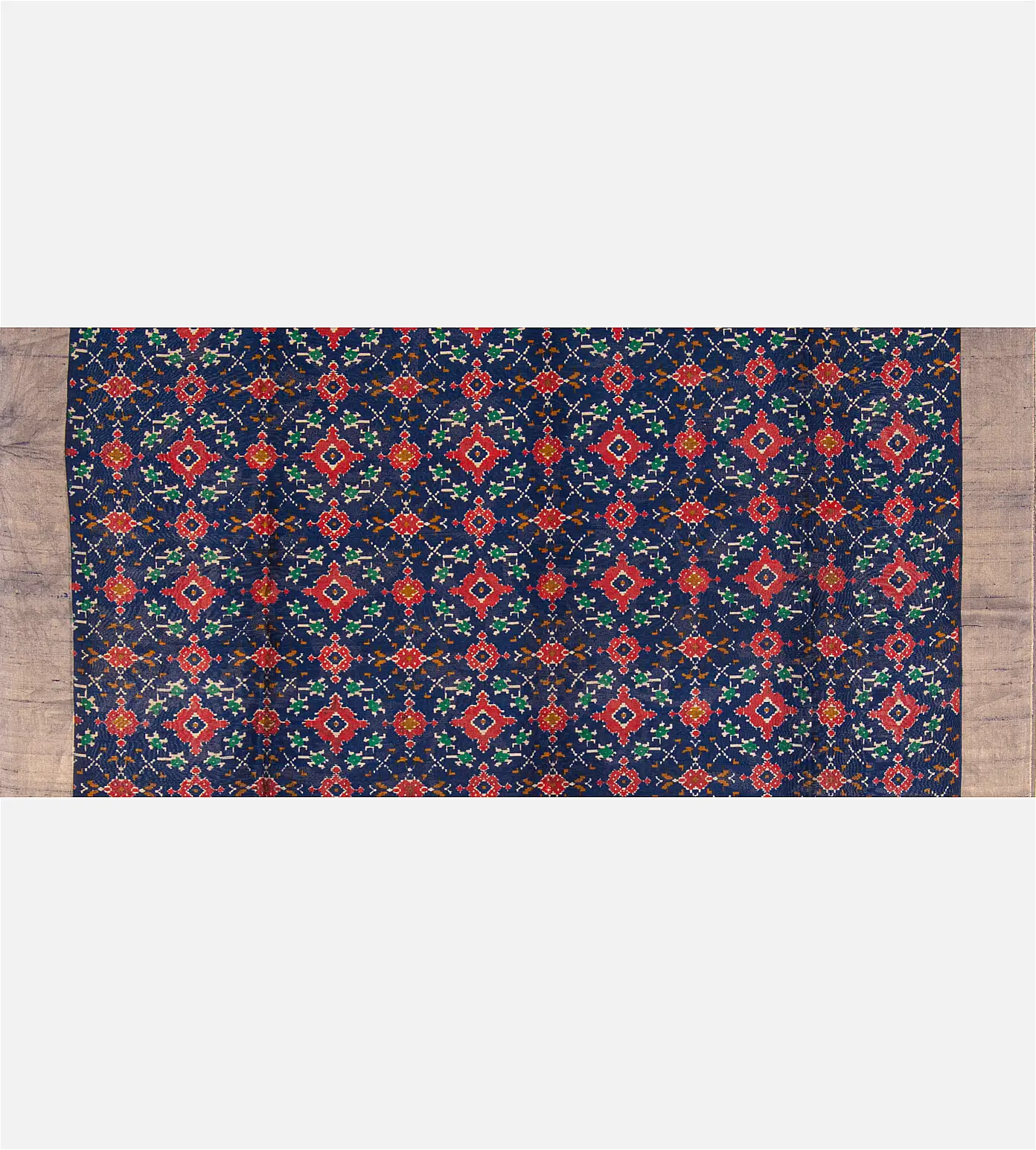 Blue Raw Silk Saree4