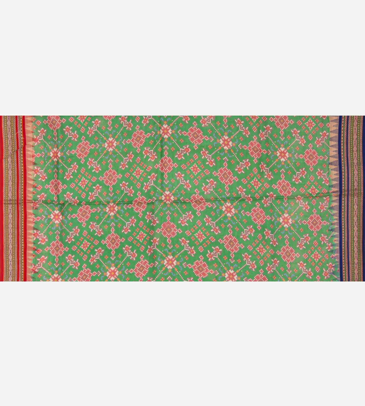 Green Vidarbha Tussar Saree4