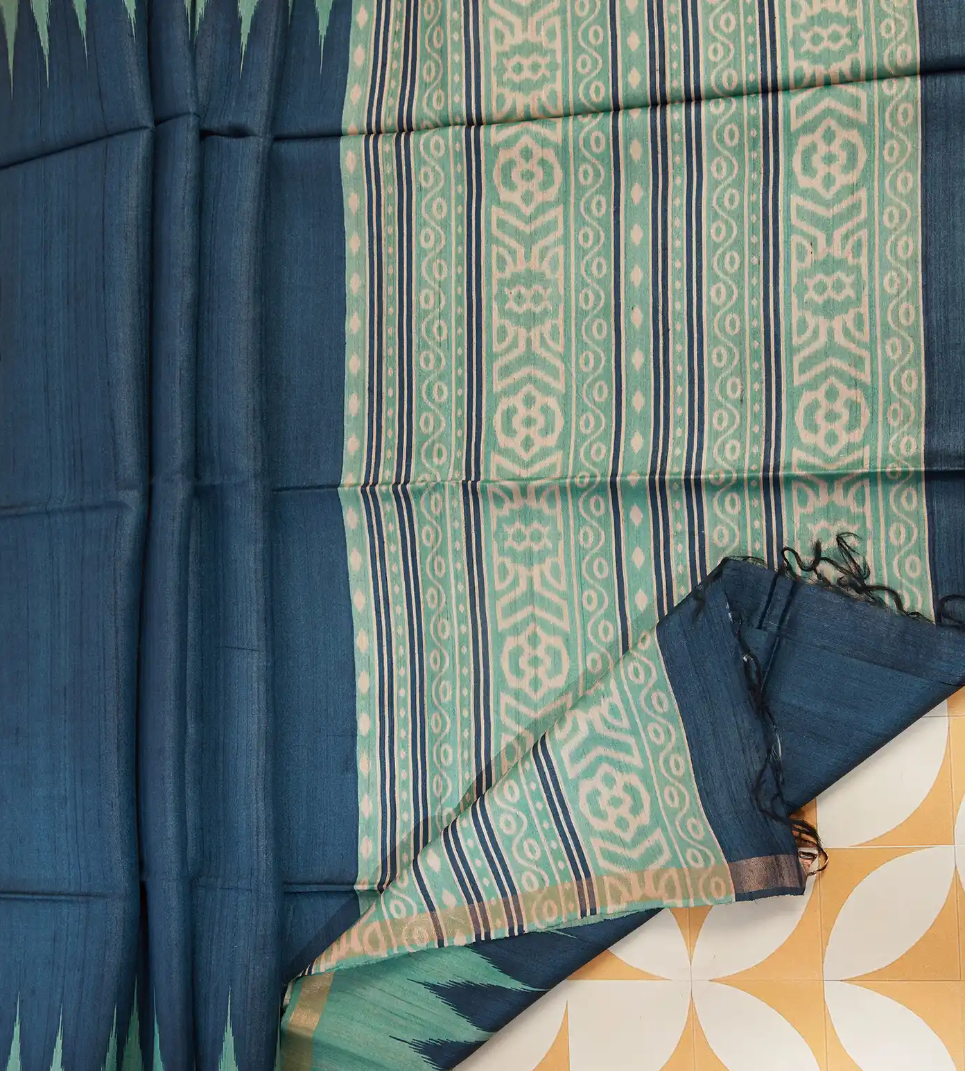 blue-tussar-saree-c0253175-b