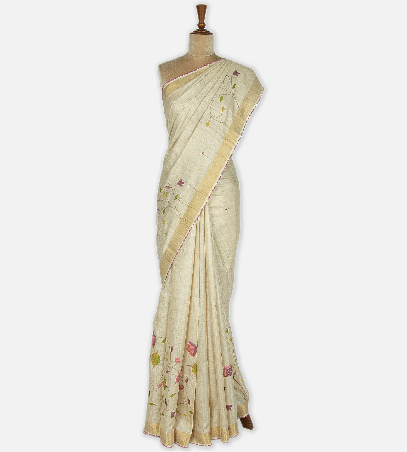 off-white-tussar-saree-c0253978-b