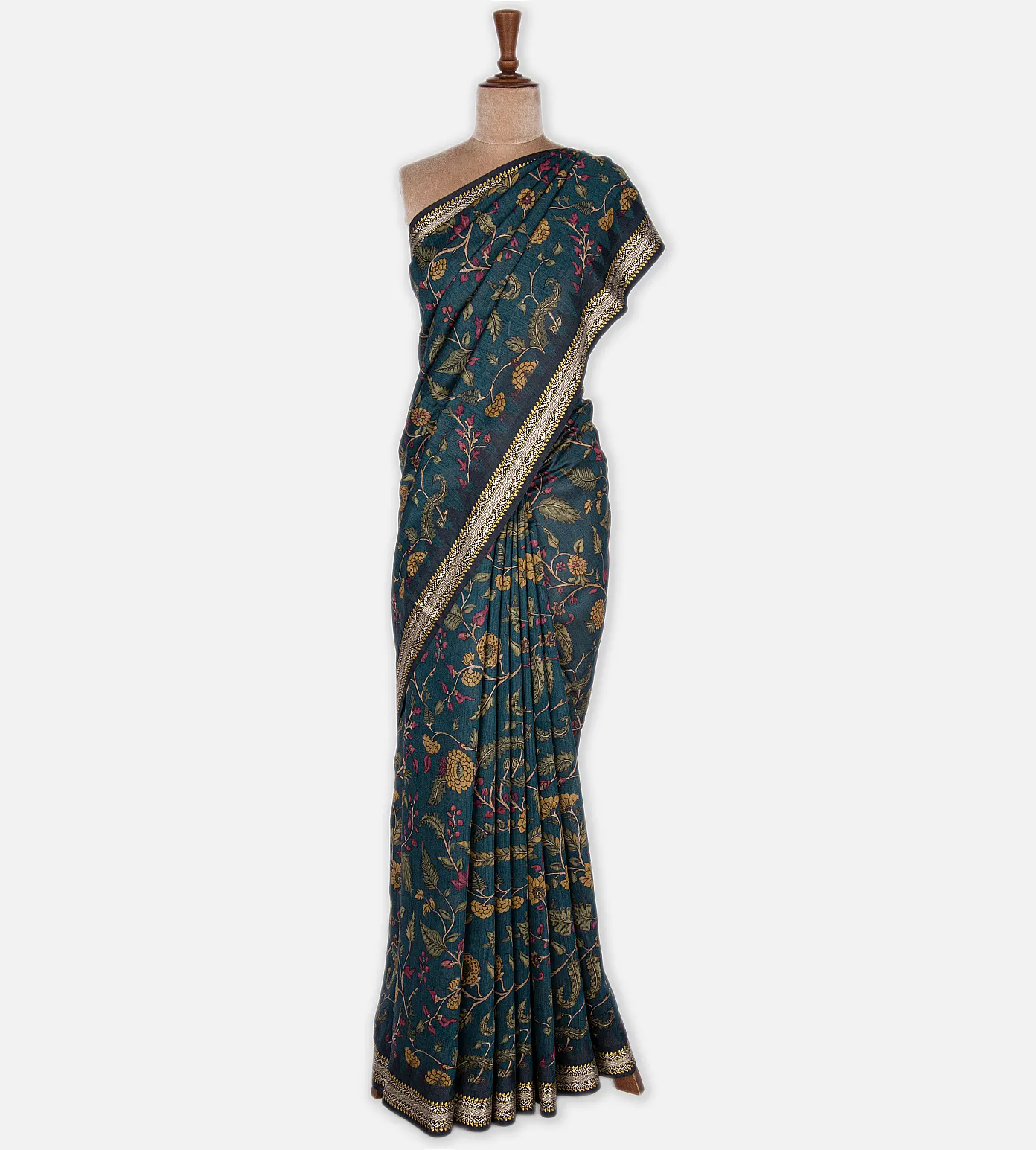 blue-tussar-saree-b1045190-b