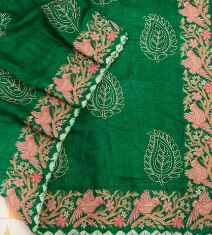 green-tussar-bandhani-saree-c0152250-c
