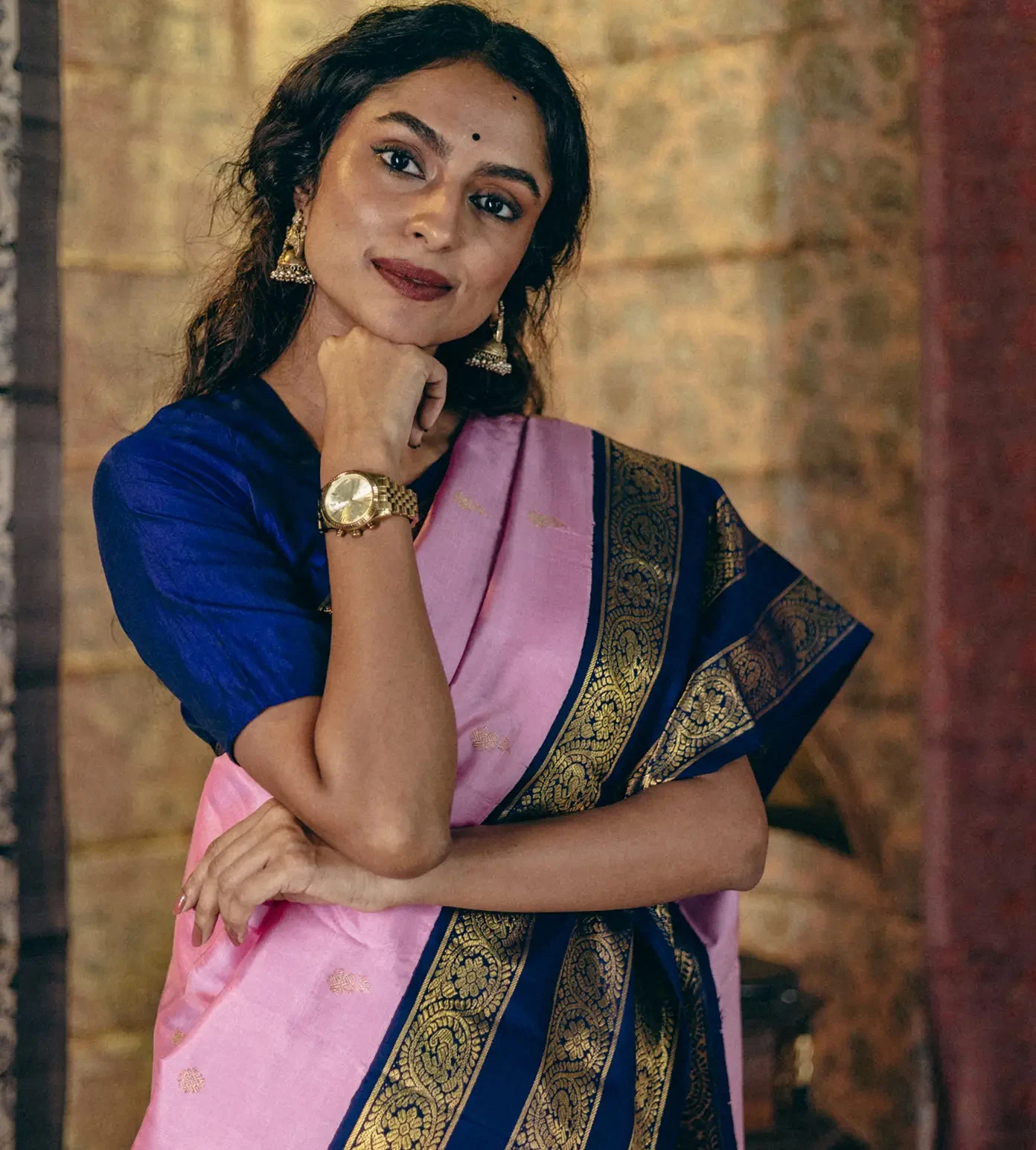 rose-pink-kanchipuram-silk-saree-b1147219-a