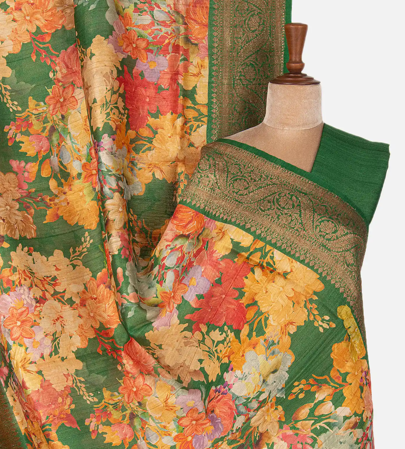 green-banarasi-tussar-saree-c0254719-a