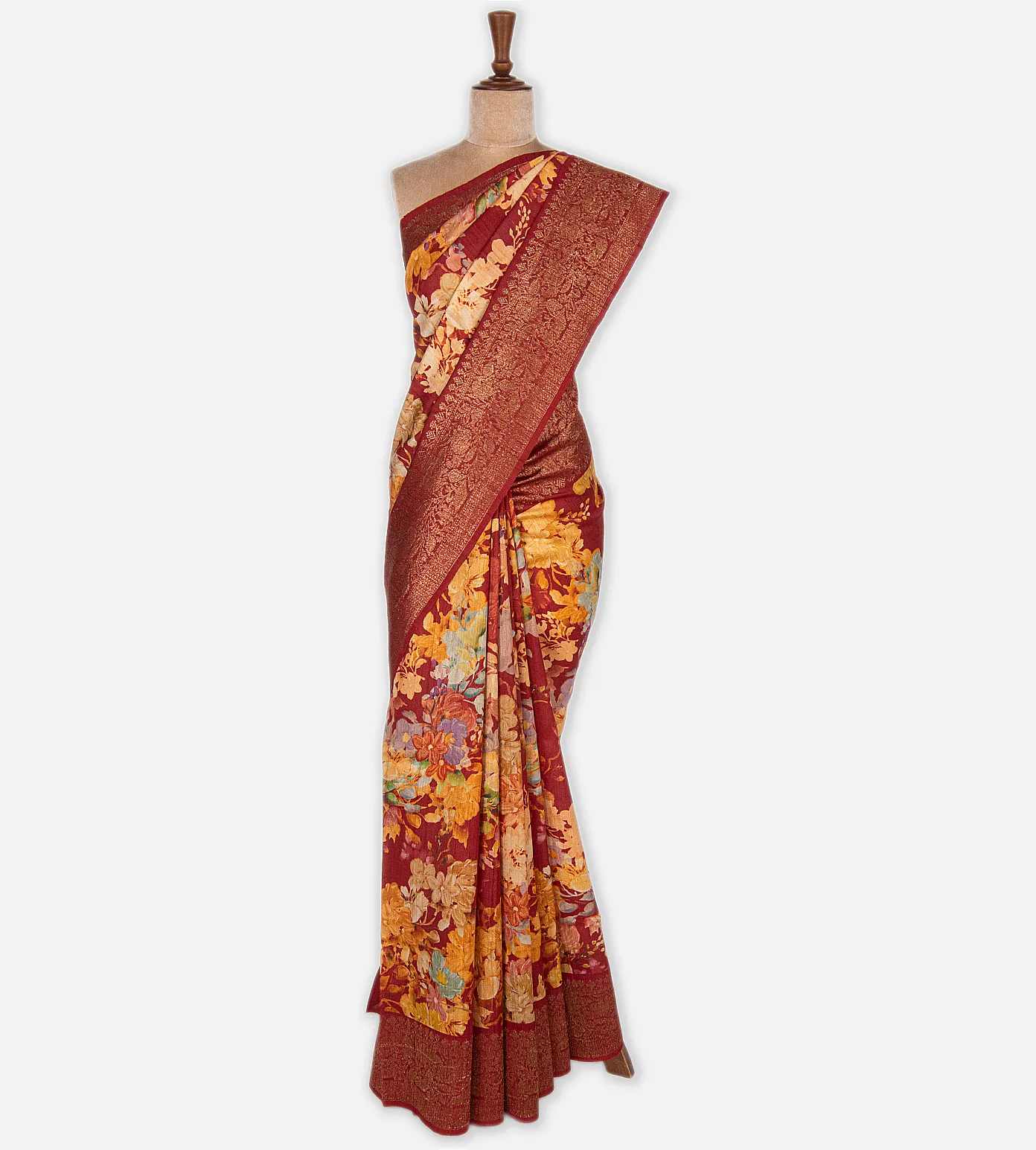 red-banarasi-tussar-saree-c0254178-b