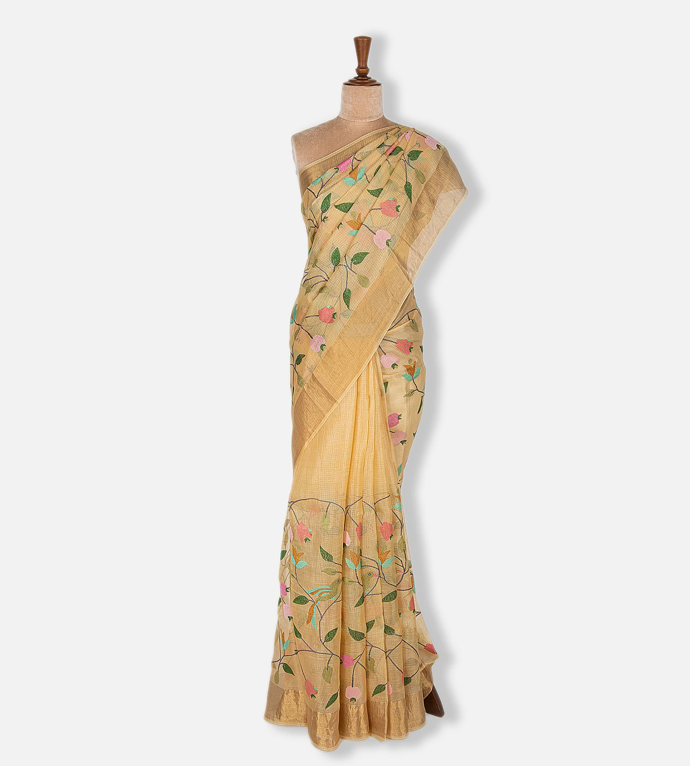 light-yellow-kota-silk-saree-b1046225-b