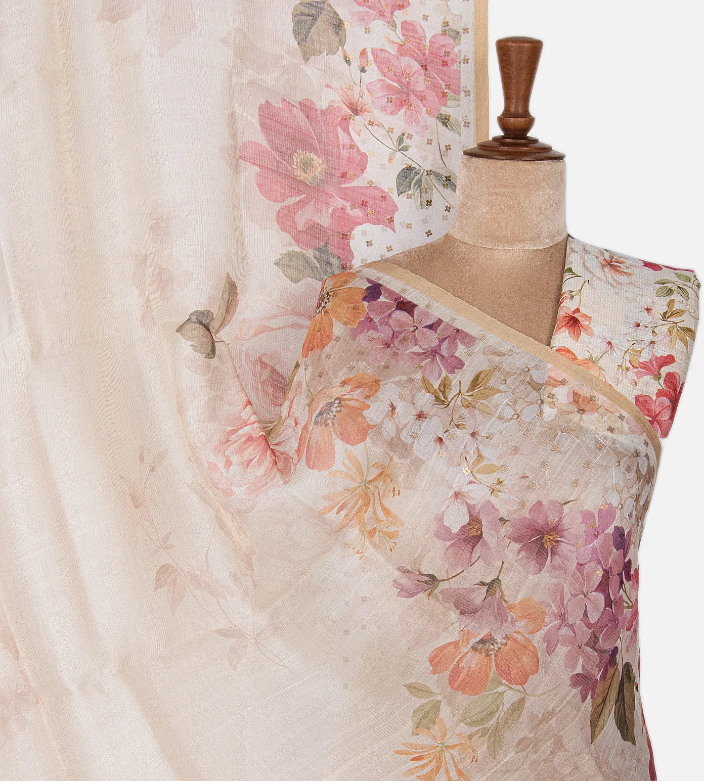 off-white-organza-sequence-saree-c0254402-a