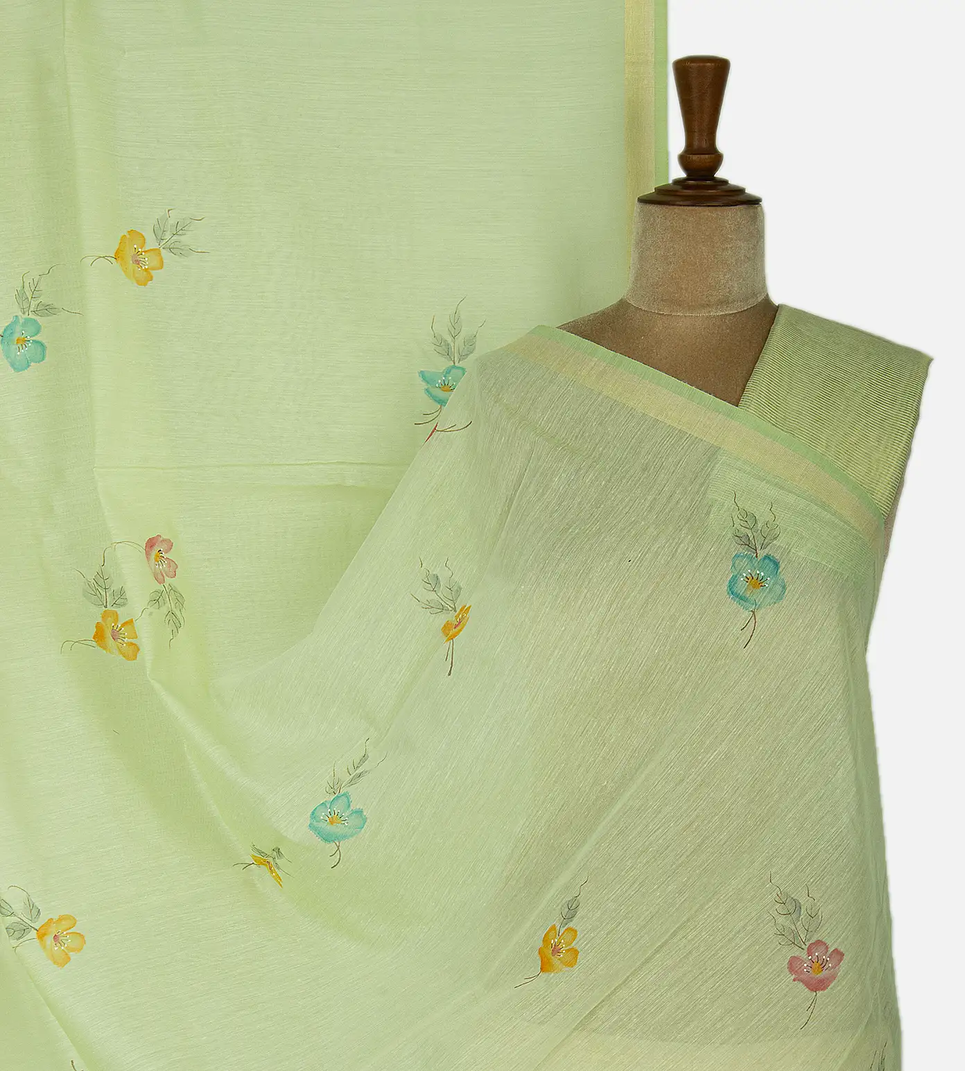 light-green-linen-saree-c0252884-a