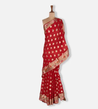 red-kota-silk-bandhani-saree-c0253517-b