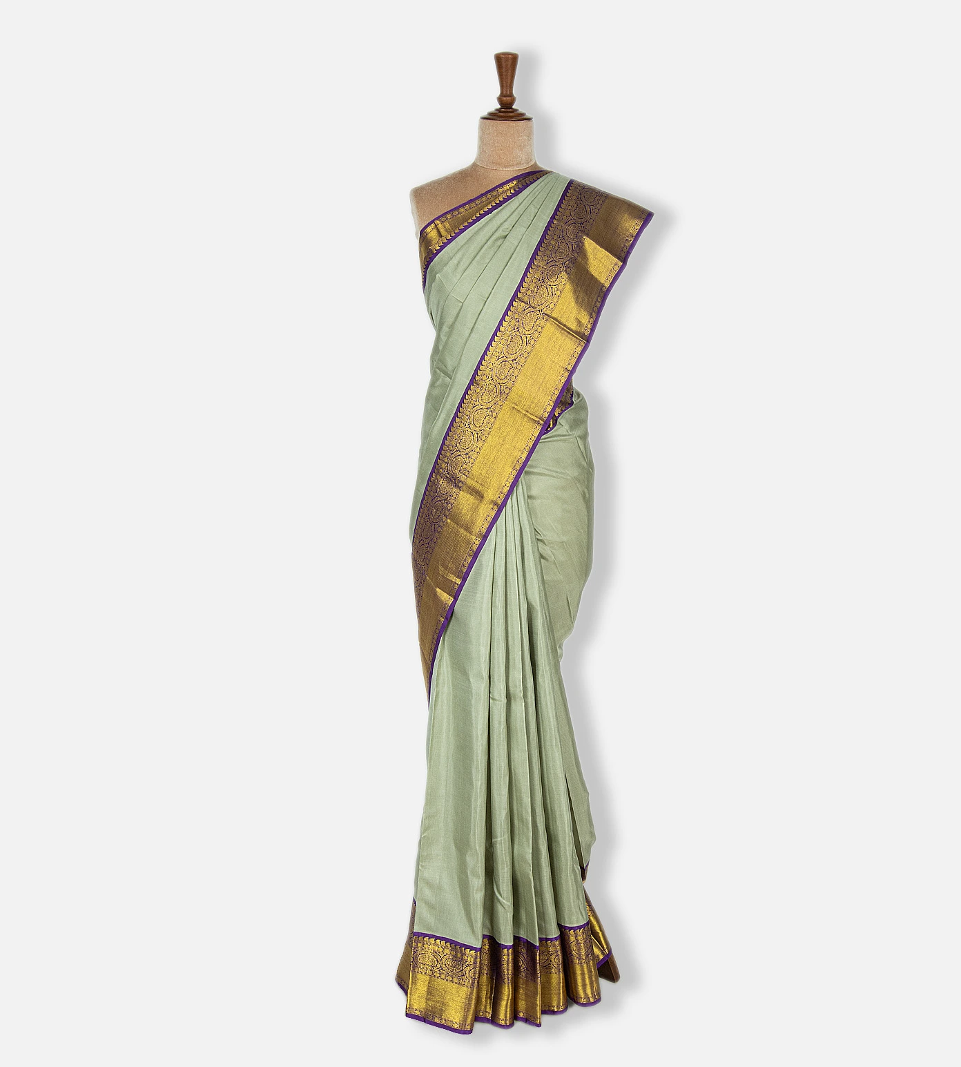 pistachio-green-kanchipuram-silk-saree-b1044922-b