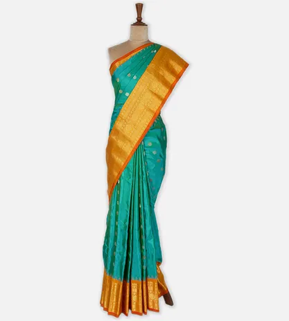 peacock-blue-gadwal-silk-saree-b1046279-b