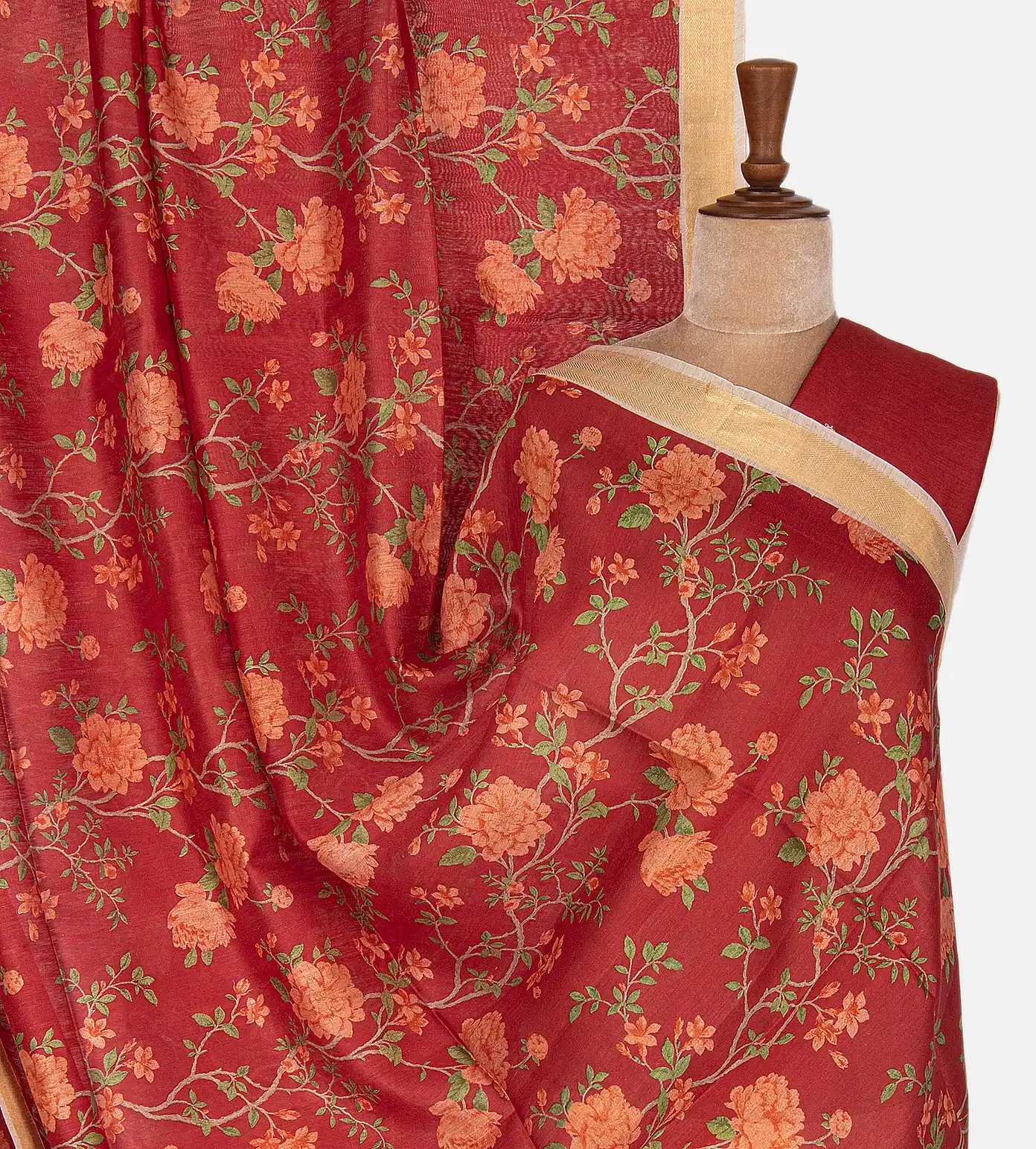 red-soft-tussar-saree-c0355579-a