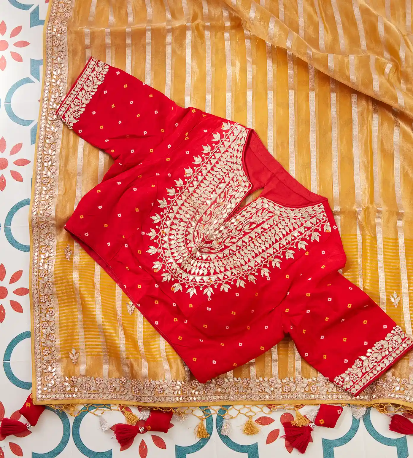 yellow-tissue-organza-saree-c0253730-b