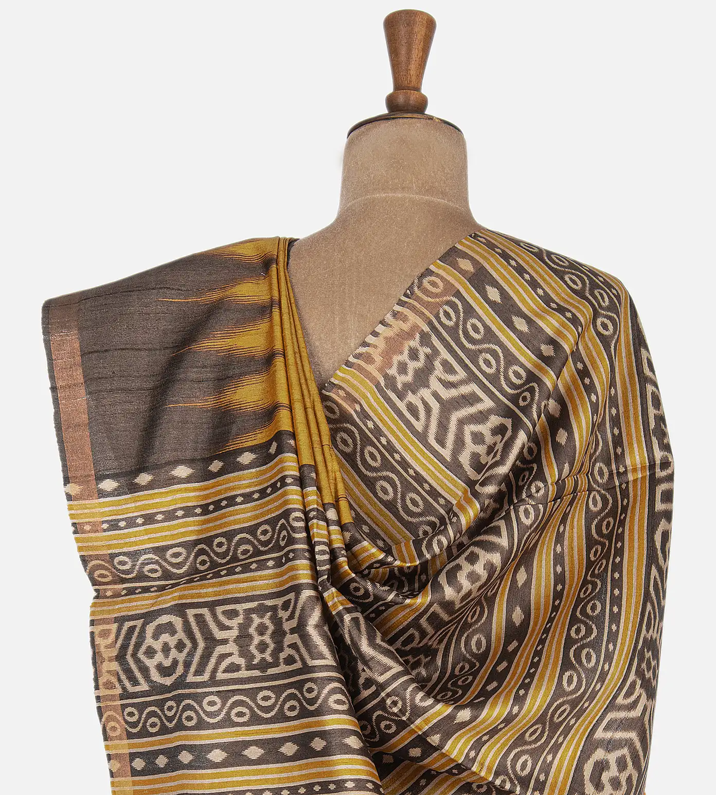 yellow-tussar-saree-b1148411-c