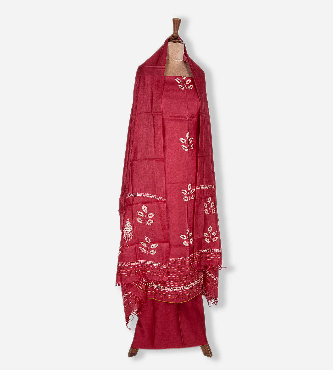 red-shibori-tussar-salwar-c0254855-c