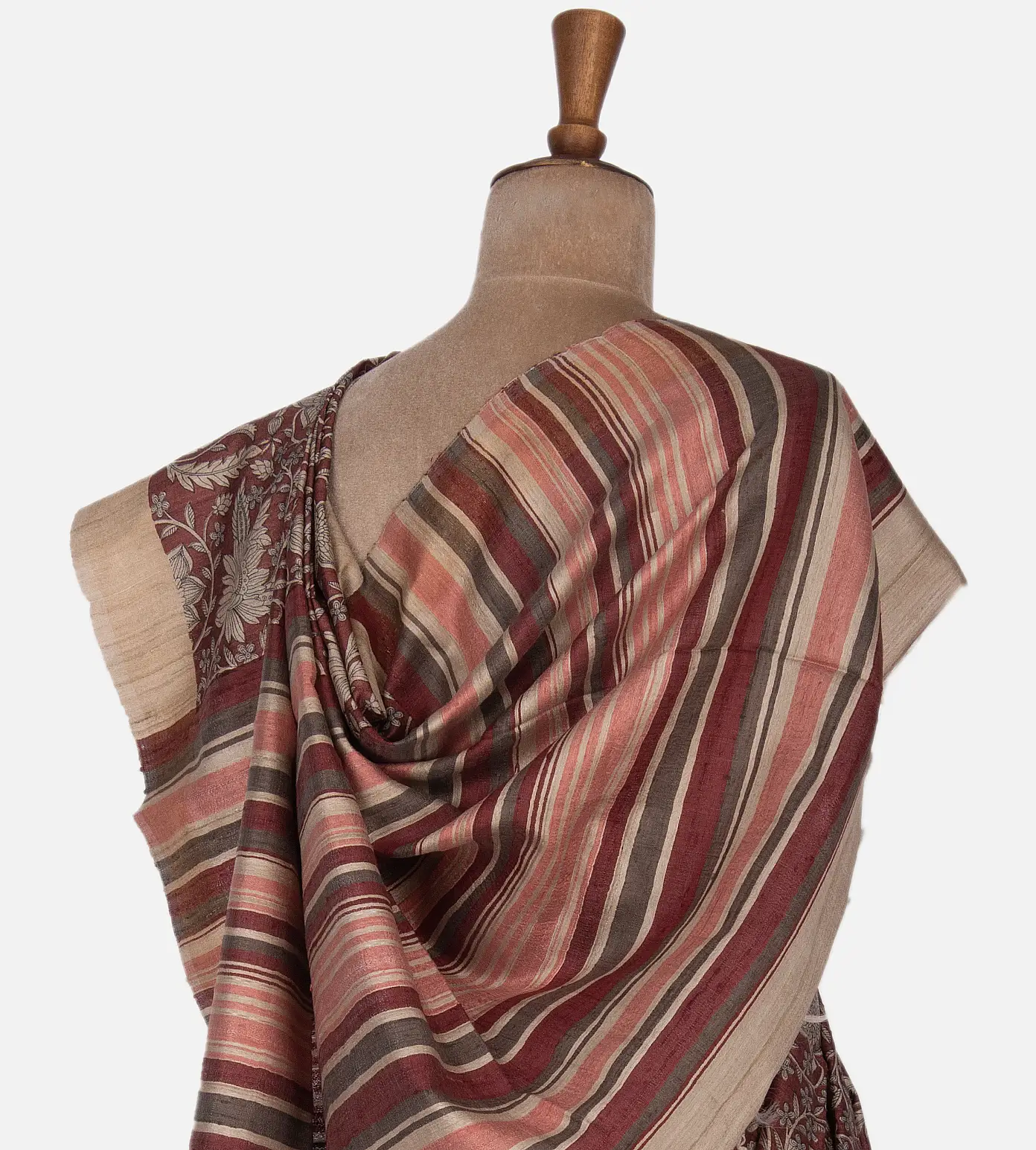maroon-green-tussar-saree-b1148377-c