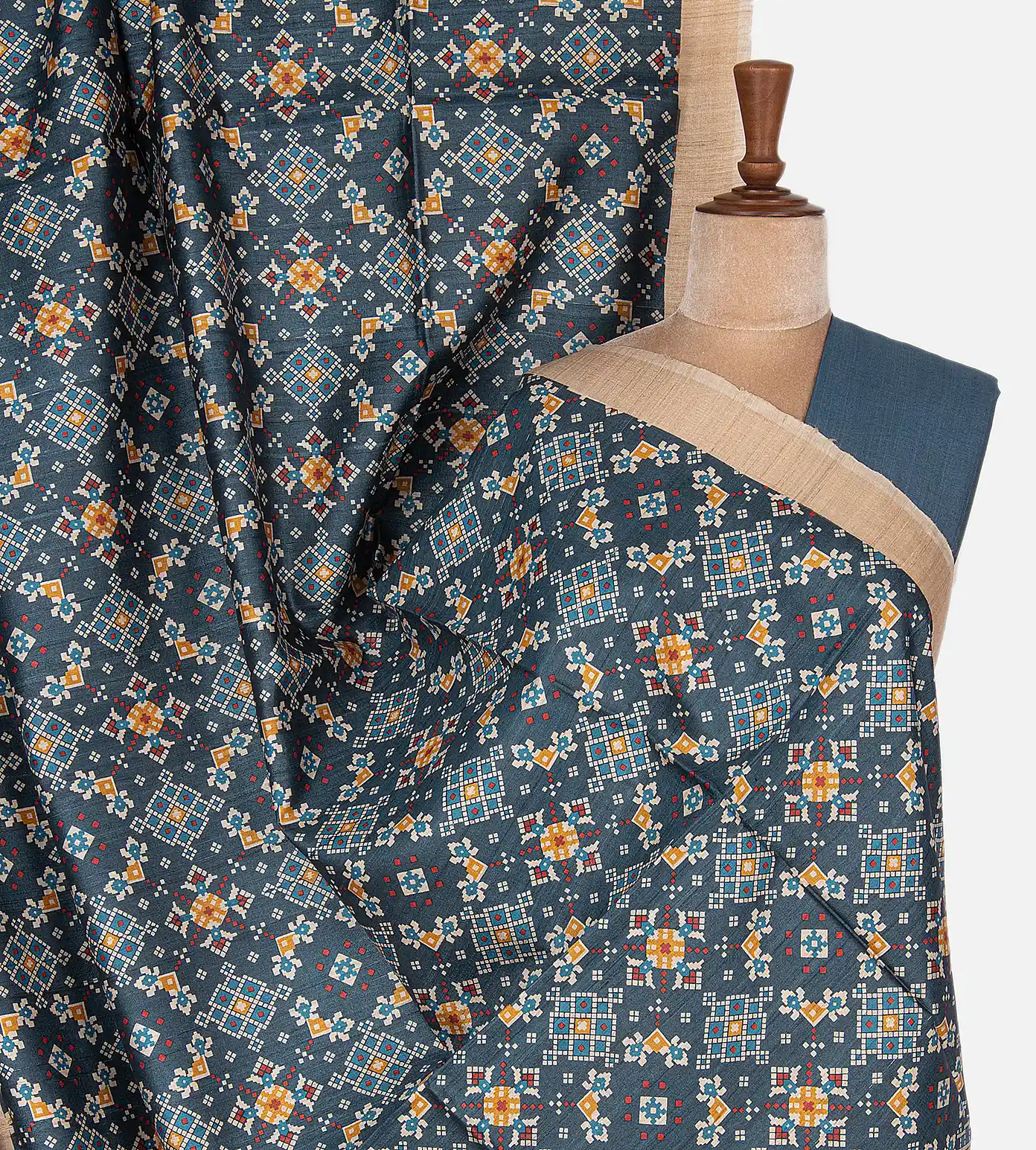 powder-blue-tussar-saree-b0943621-a