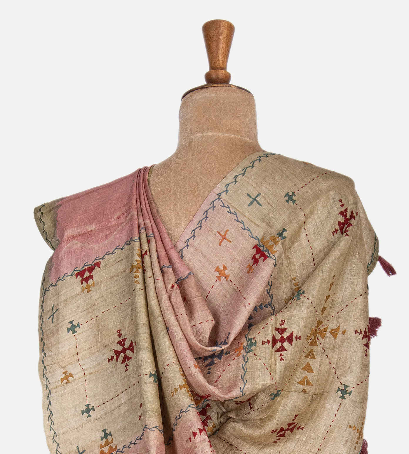 pink-tussar-saree-c0253697-c