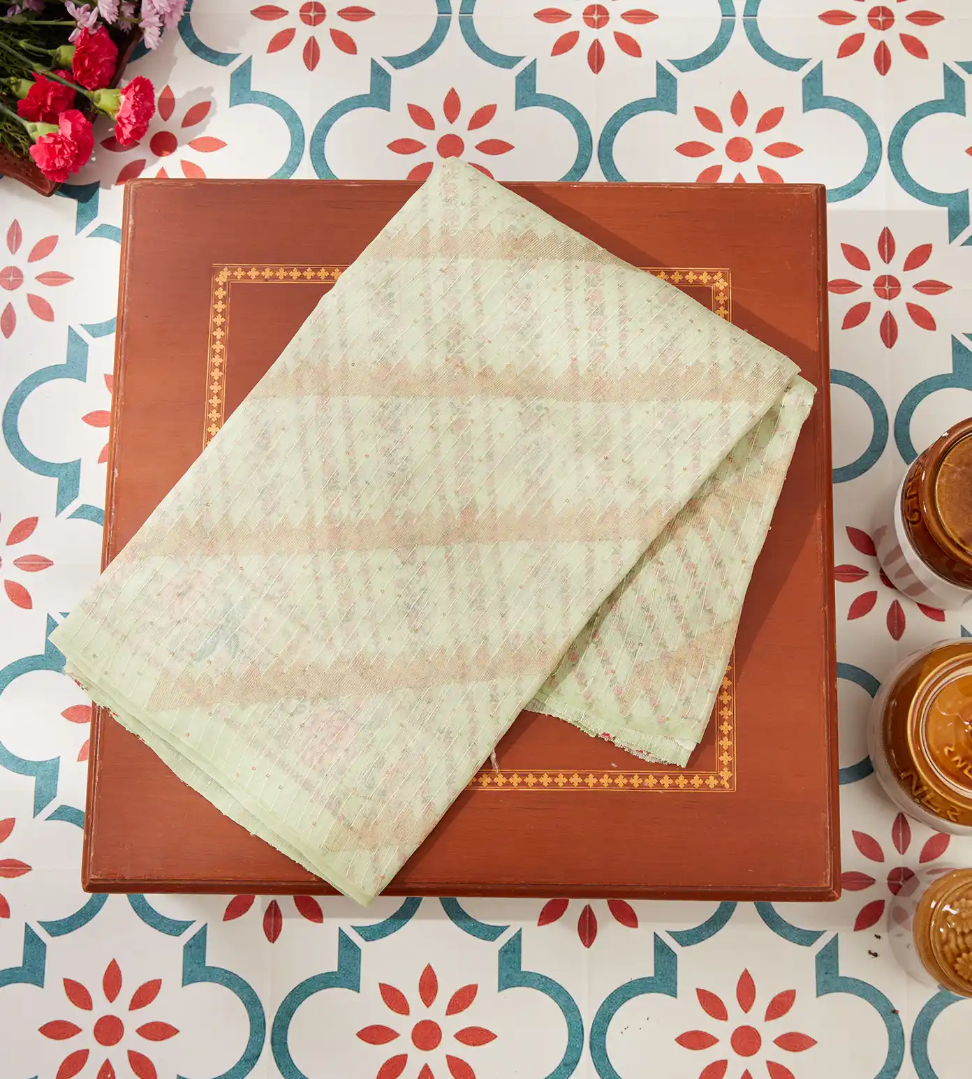 pastel-green-matka-bailu-tussar-saree-c0254943-a