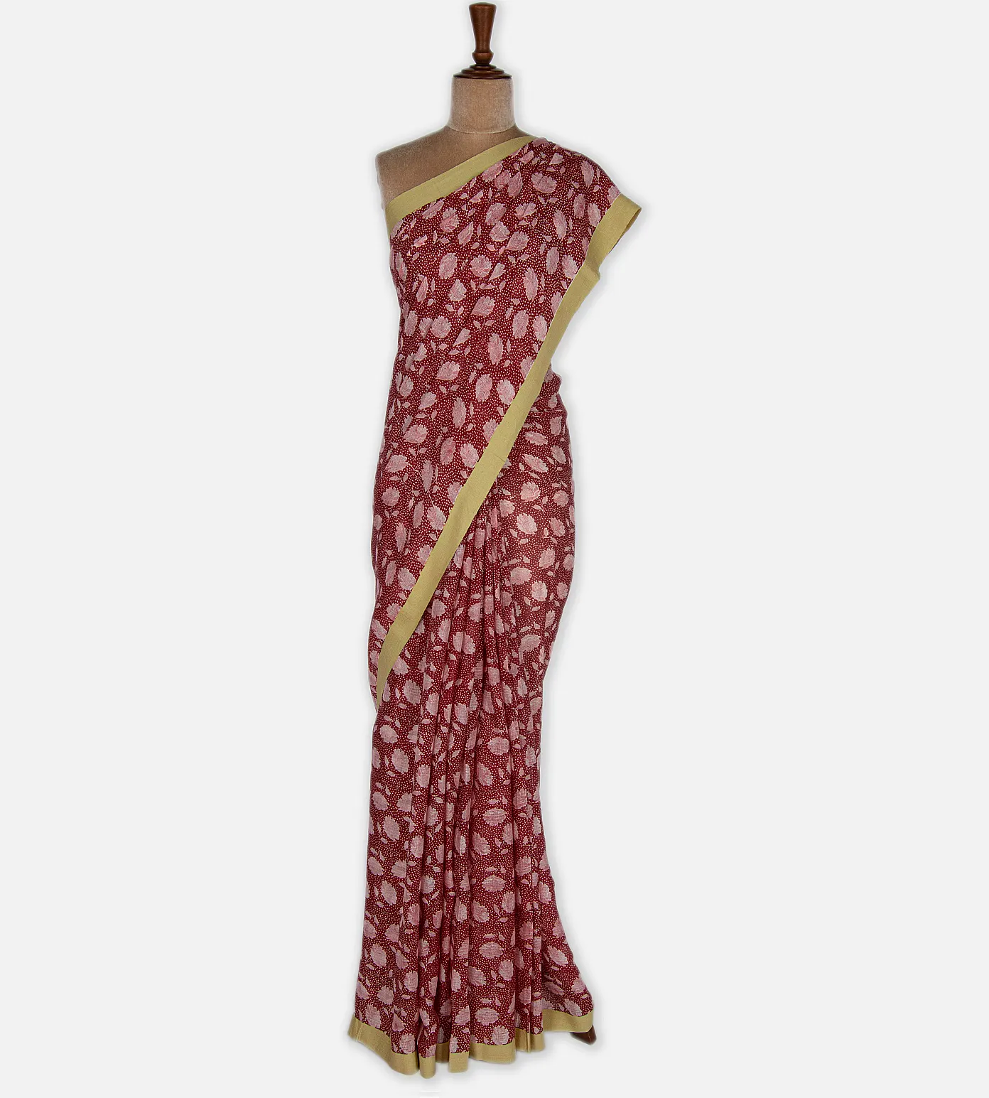 maroon-kota-cotton-saree-b0535425-b