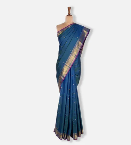 prussian-blue-kanchipuram-silk-saree-c0355724-b
