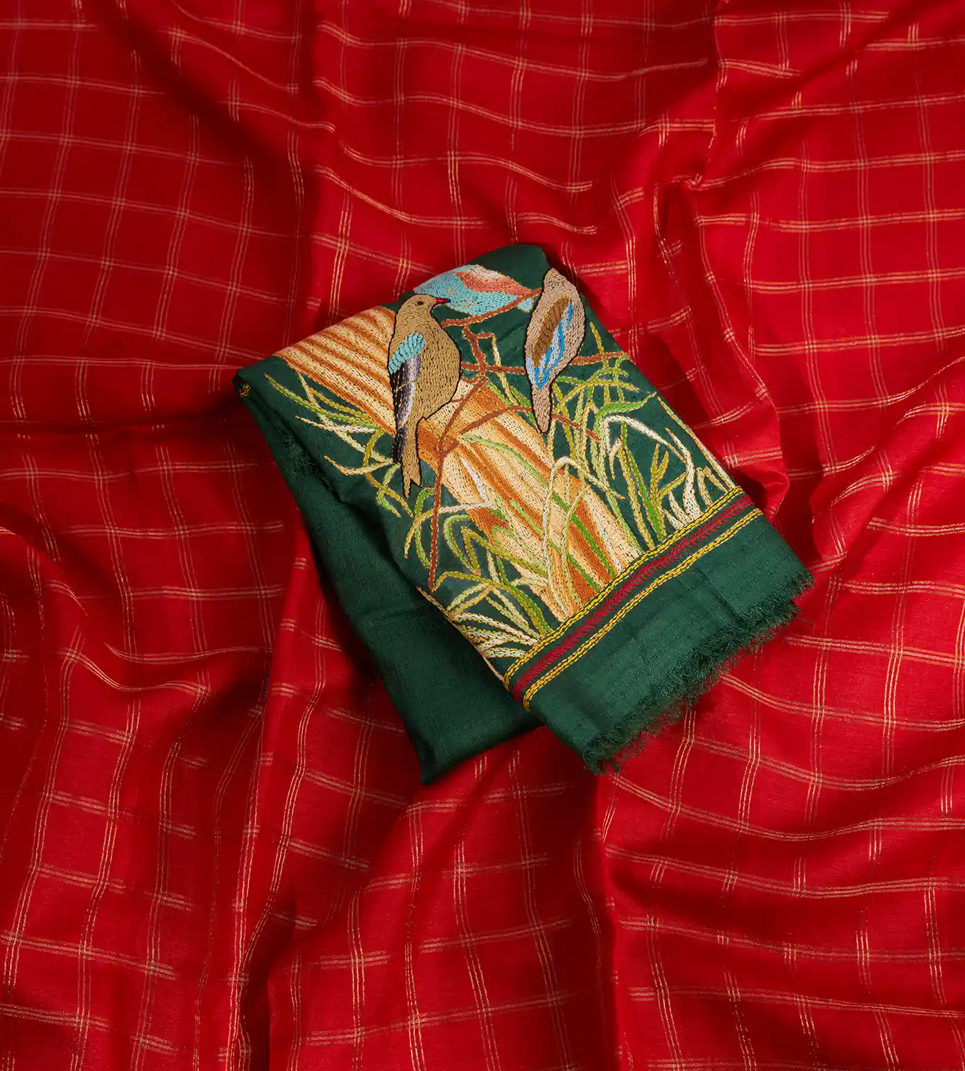 red-tussar-saree-c0355300-c