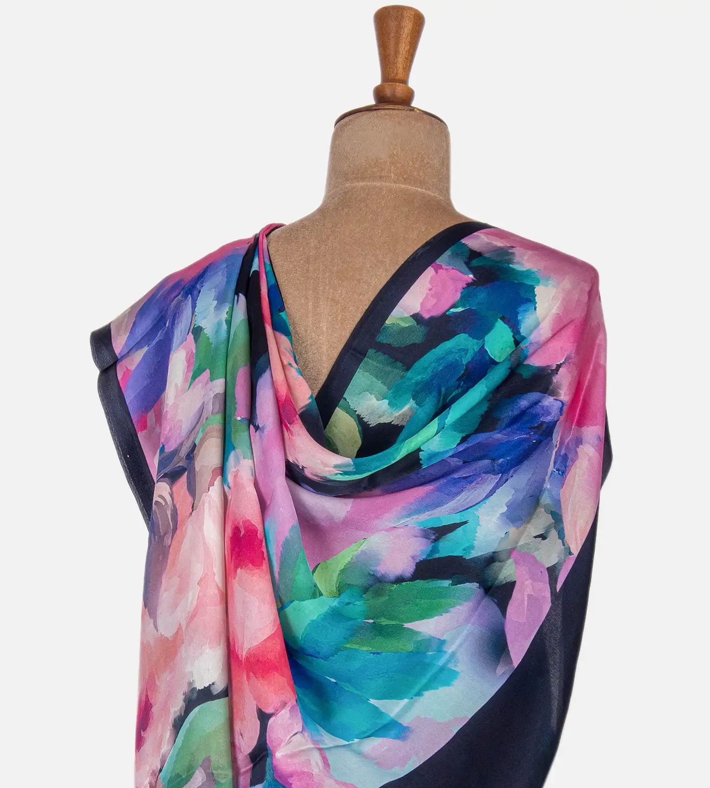 blue-satin-saree-c0356115-c