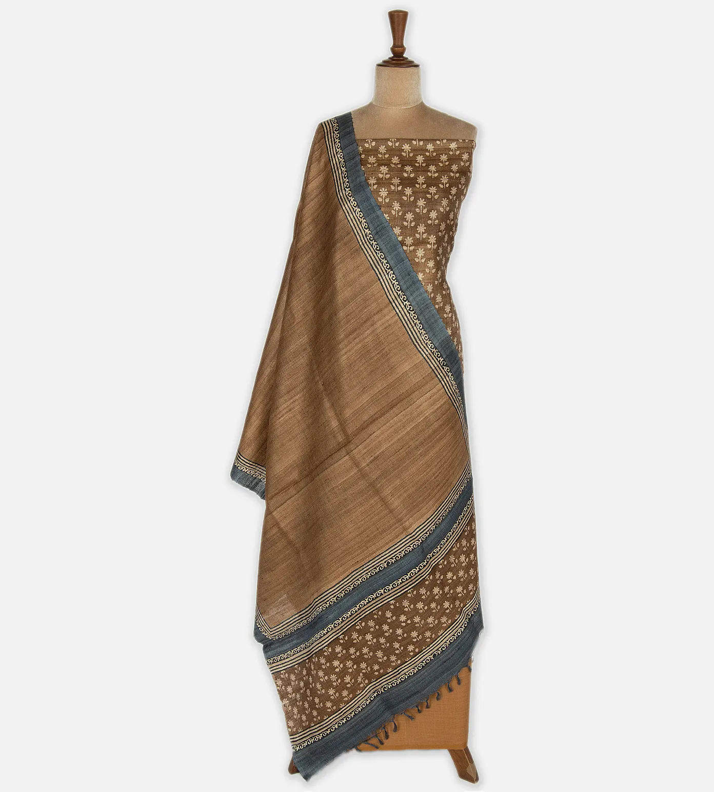 brown-tussar-salwar-b1148969-b